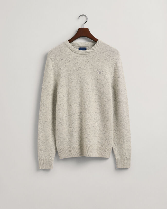 Neps melange crewneck sweater