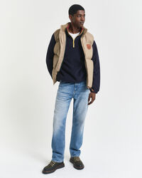 Hættetrøje med farveblokke