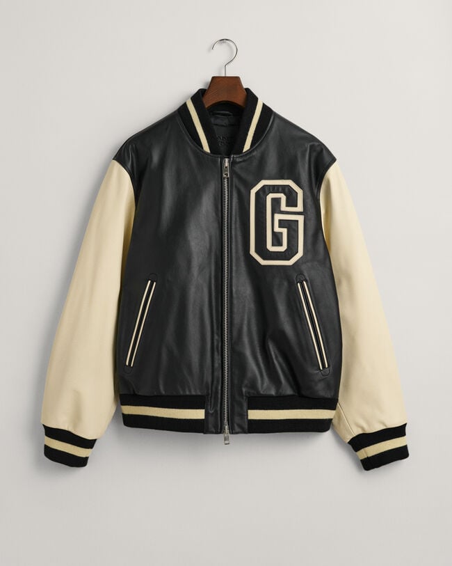GANT Varsity Jacket af læder