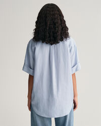 Relaxed fit Pocket Detail skjorte med korte ærmer