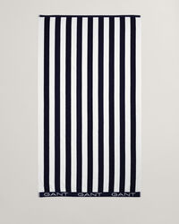 Blokstribet strandhåndklæde