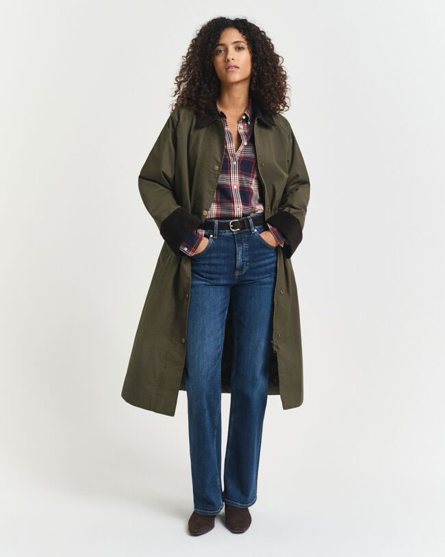 Bilfrakke af vokset bomuld