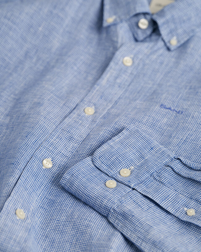 Slim fit houndstooth h&oslash;rskjorte