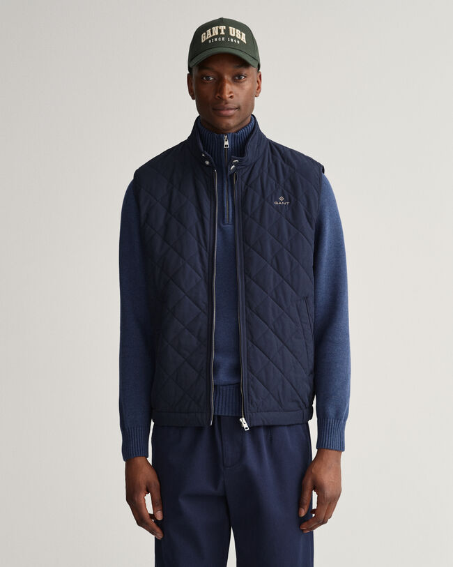 Quiltet Windcheater vest