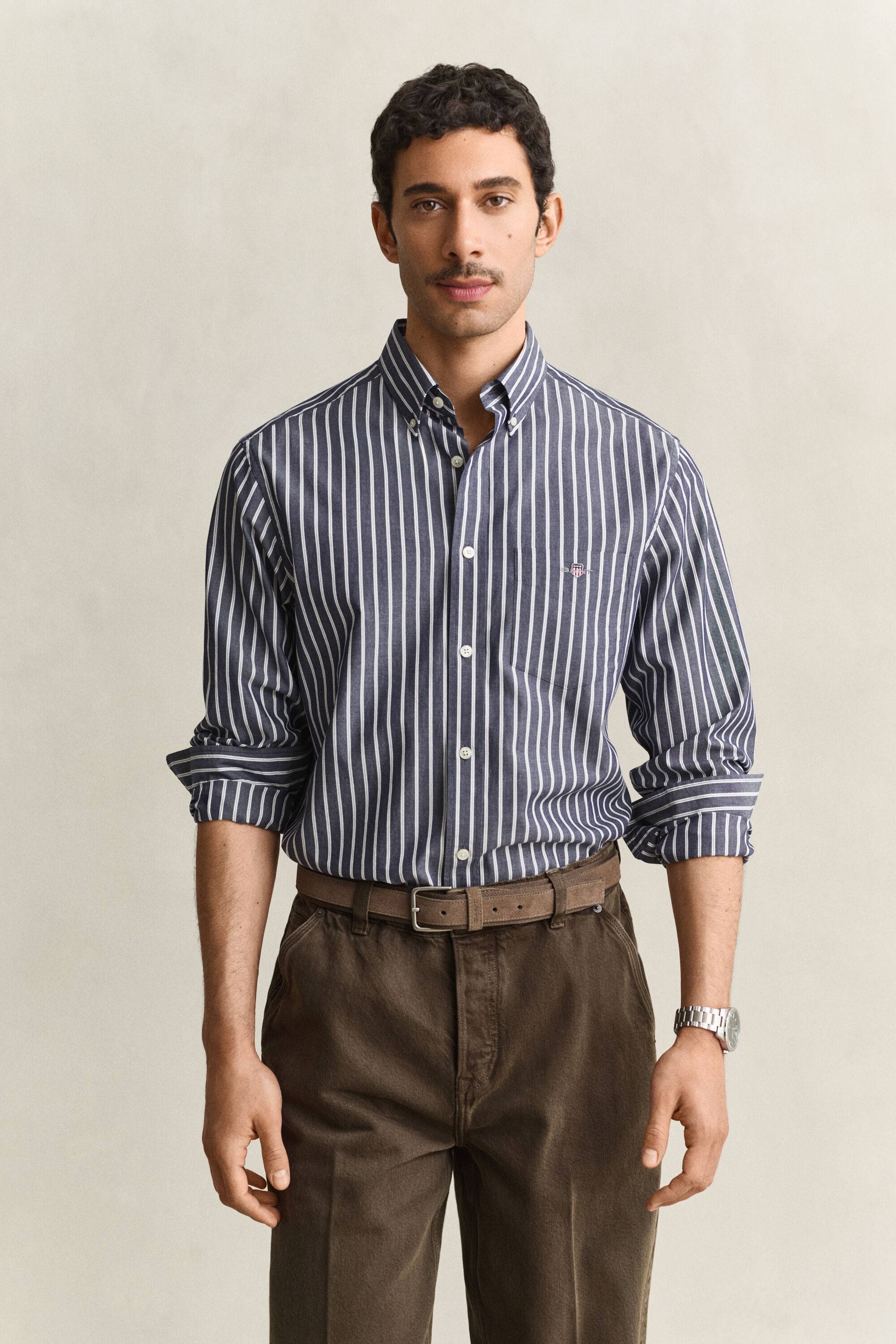 Striped Poplin Shirt
