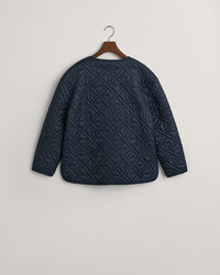 Teen Girls Monogram quiltet liner jakke