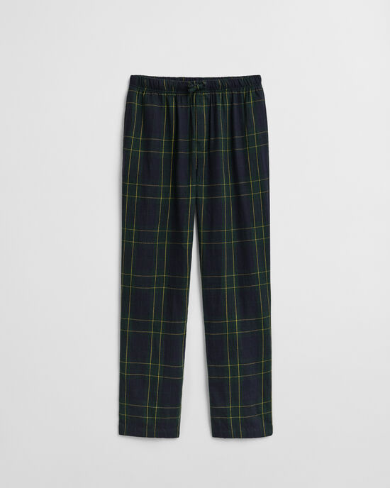 Ternede pyjamasbukser i flannel
