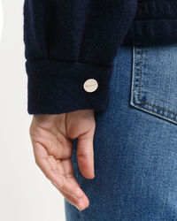 Harrington jakke af uld