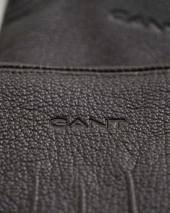 Læderhandsker foret med kashmir