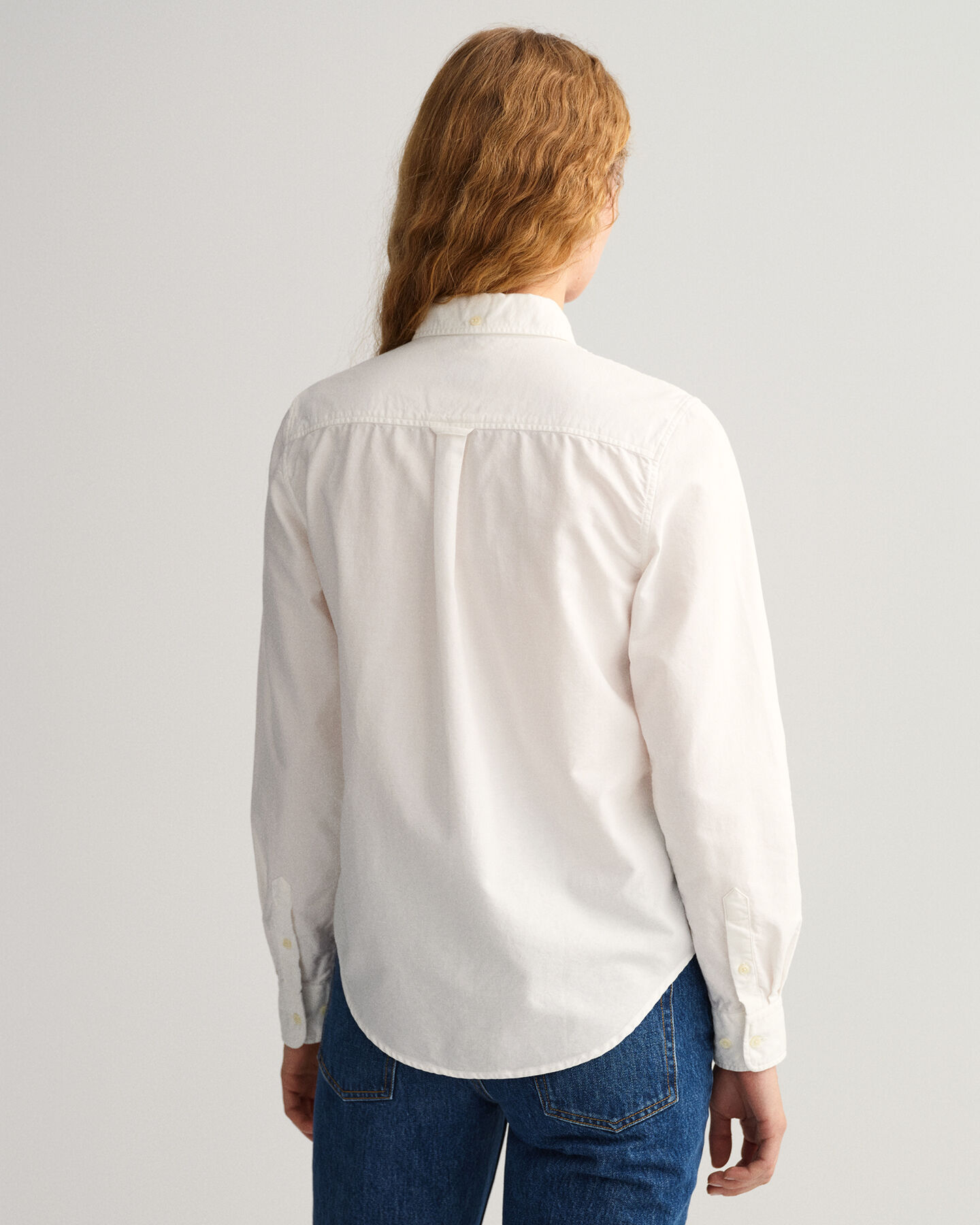 Regular fit garment-dyed Oxford-skjorte