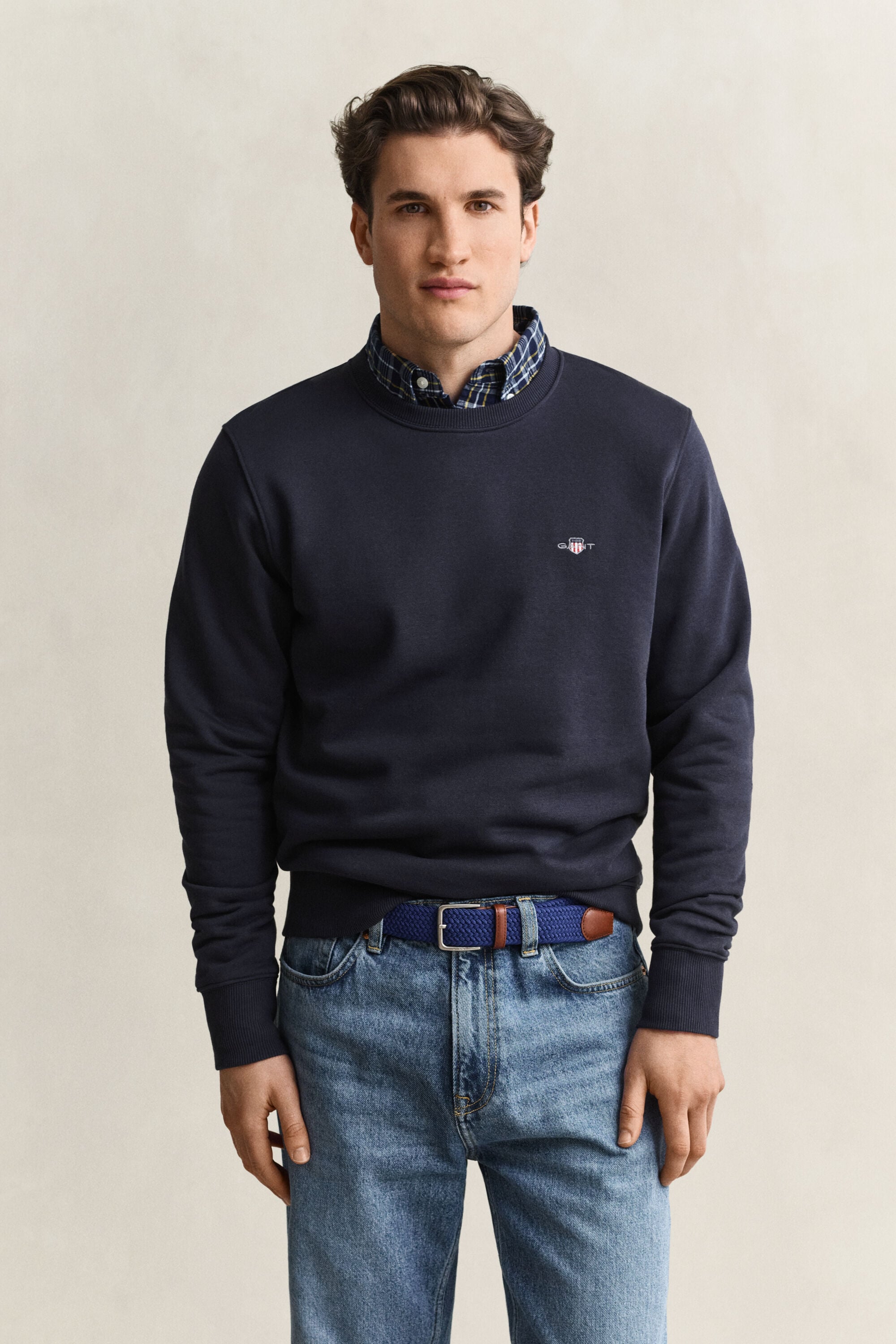Shield sweatshirt med crewneck