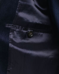 Slim fit jakkesæt-jakke af jernbanefløjl