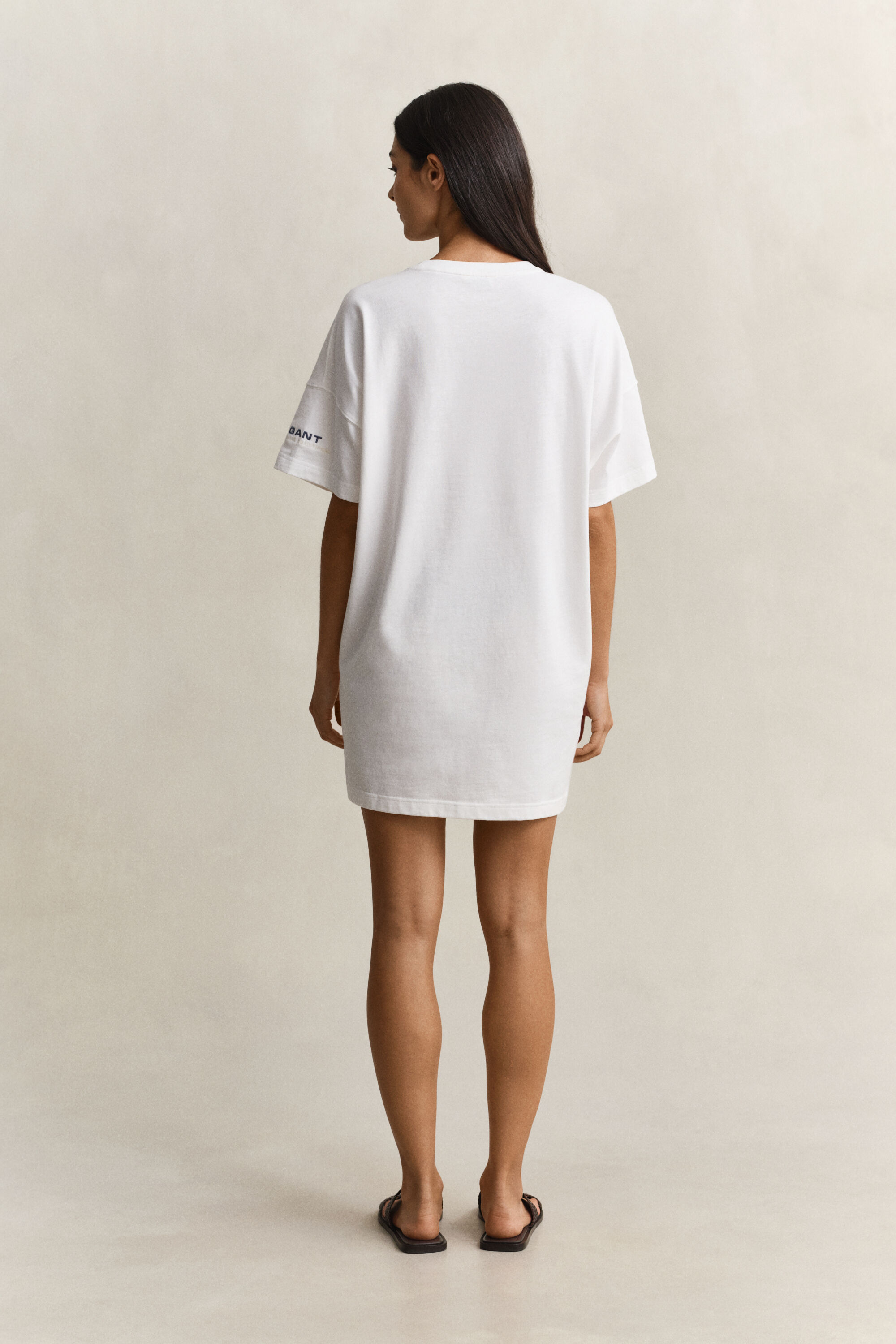 T-shirtkjole med grafisk tryk