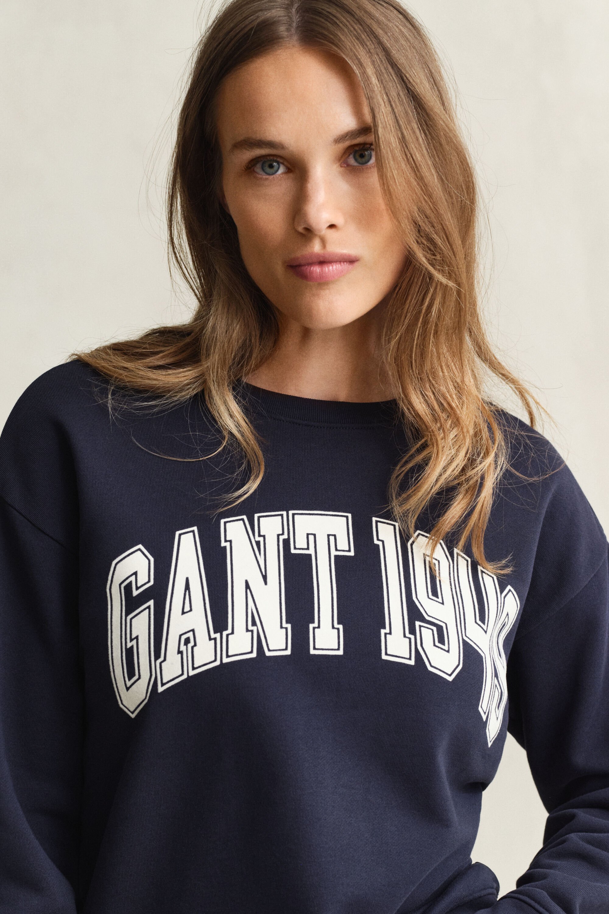 Graphic sweatshirt med crewneck