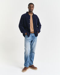 Crewneck sweater af ekstra fin merinould