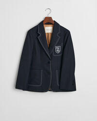 Bullion-blazer med kontrastsyning