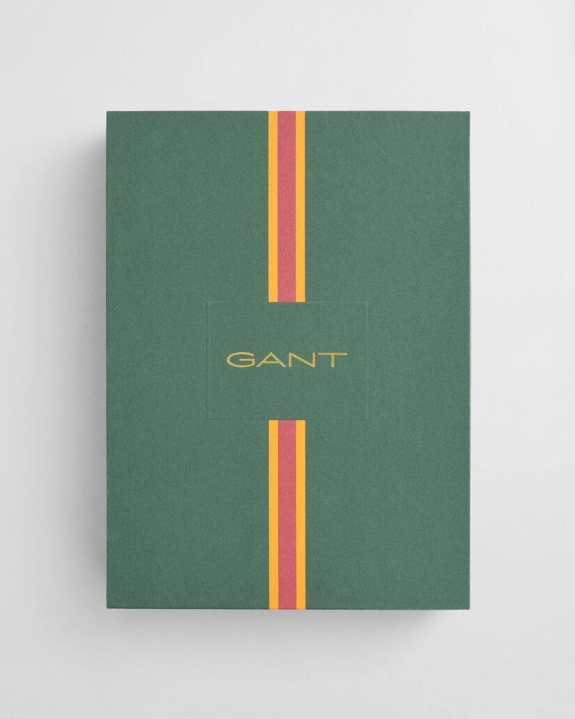 Ternet pyjamassæt af flannel i gaveæske