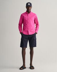 Regular fit Sunfaded Oxford-skjorte