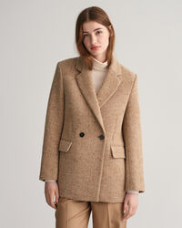 Regular fit sildebensmønstret blazer