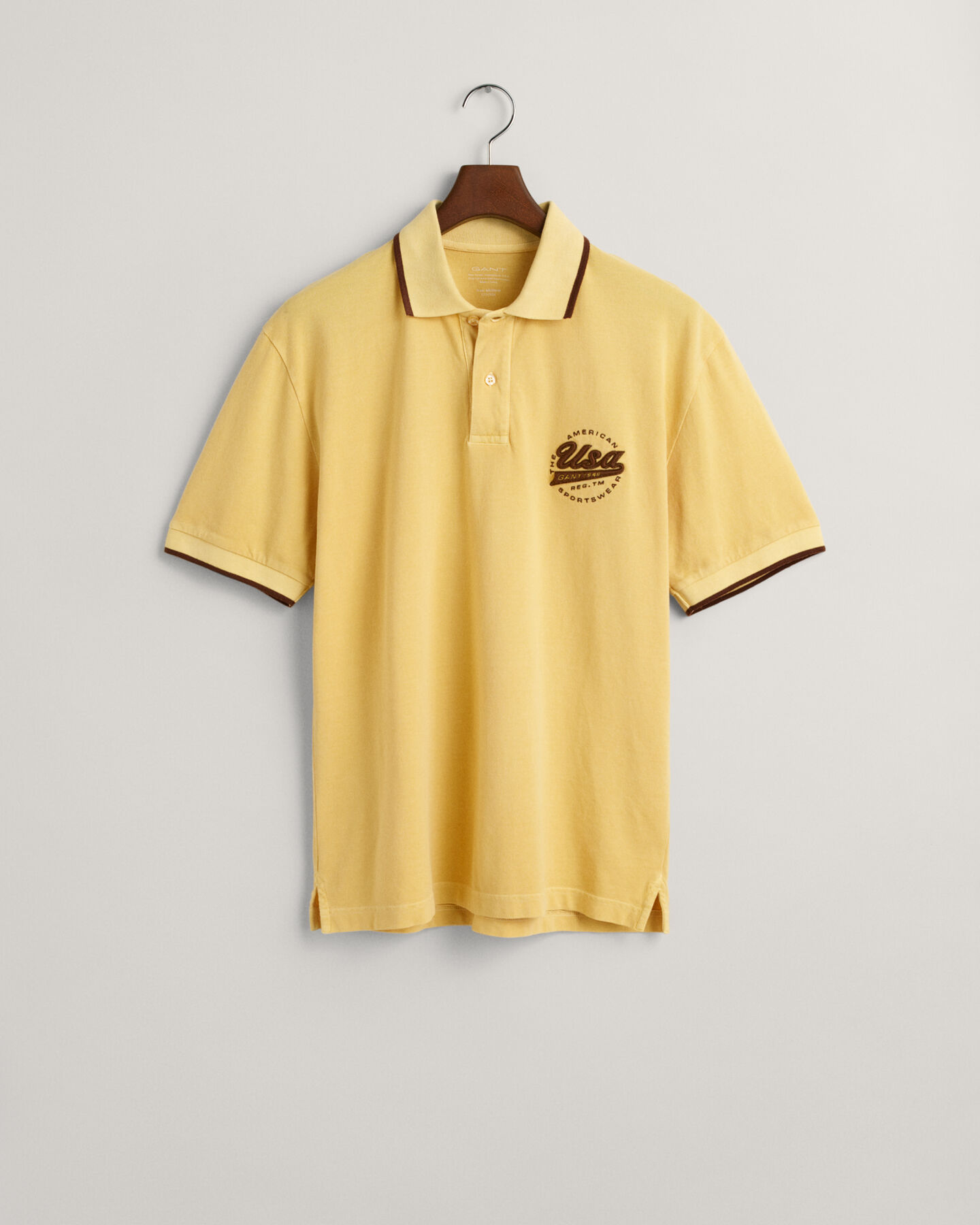 GANT USA piqu&eacute; poloskjorte