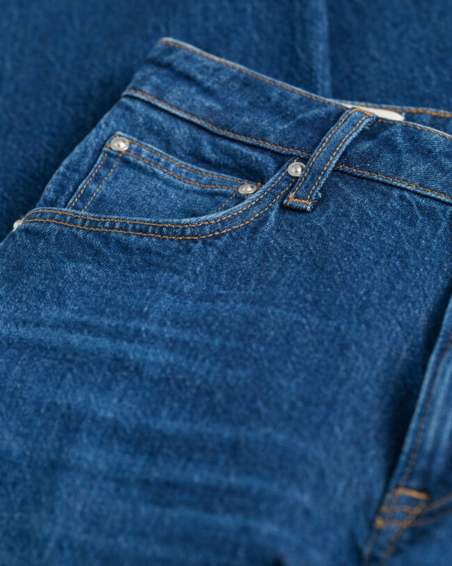 Korte jeans med lige ben