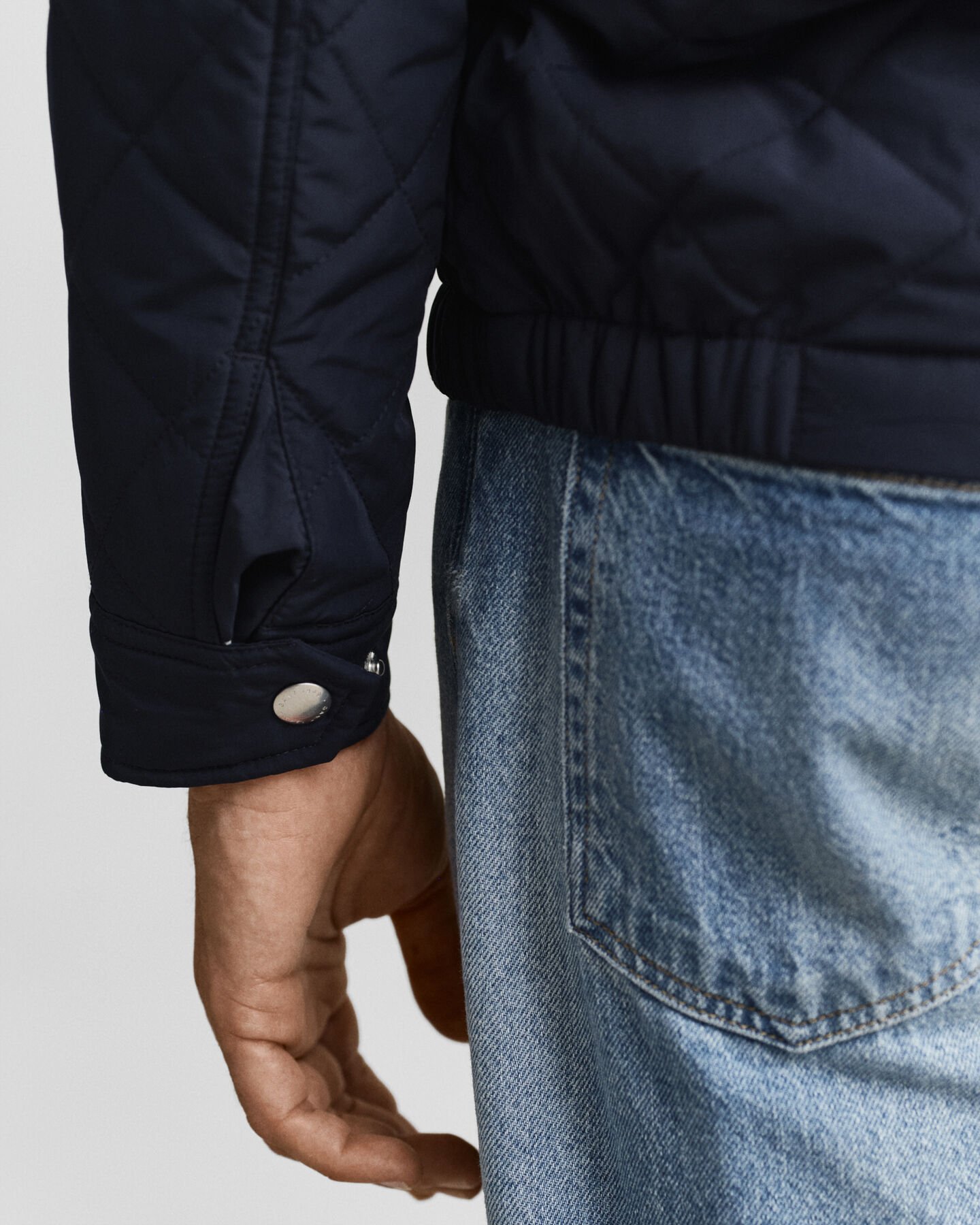 Quiltet Windcheater jakke