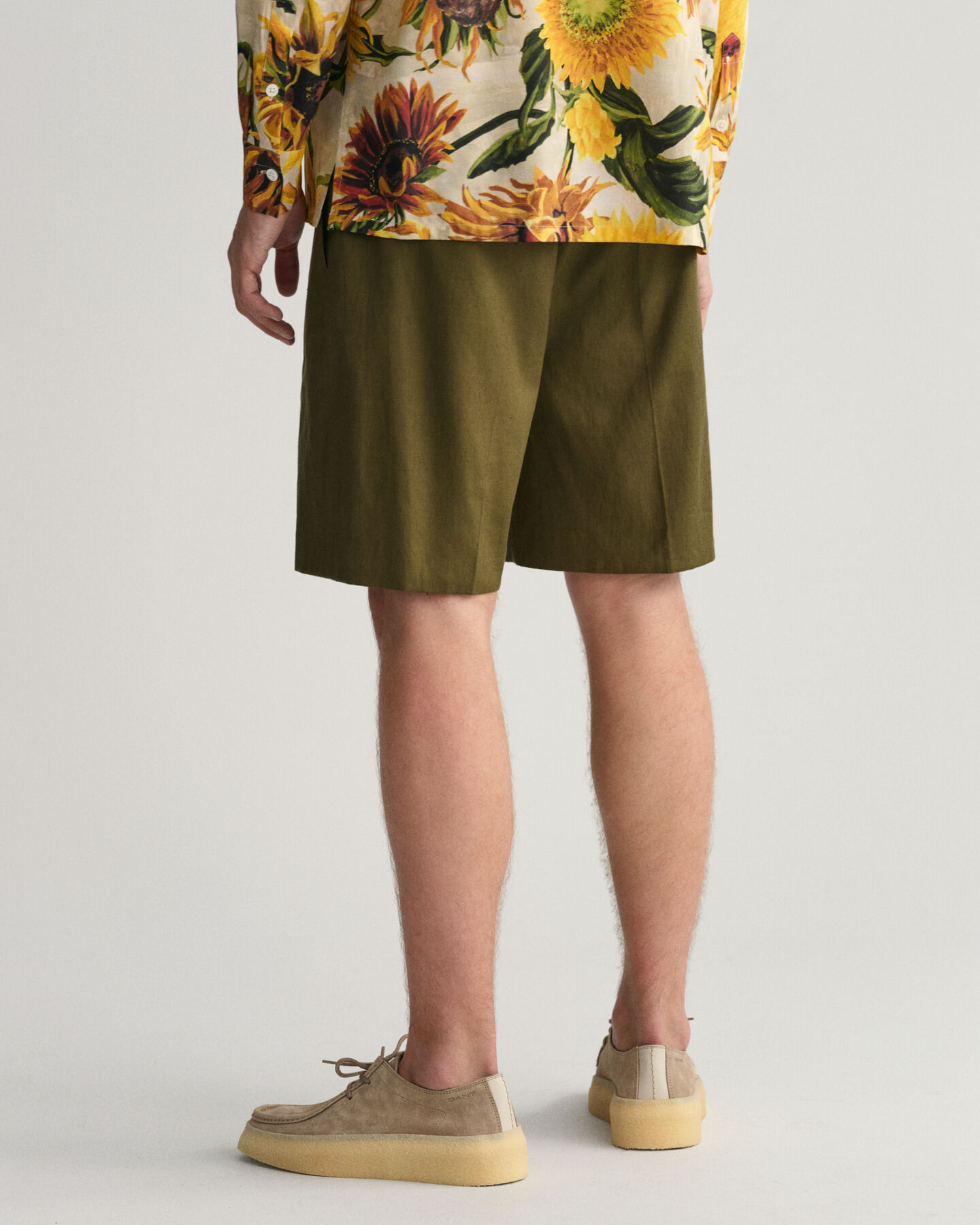 Jakkes&aelig;t-shorts af h&oslash;r og bomuld