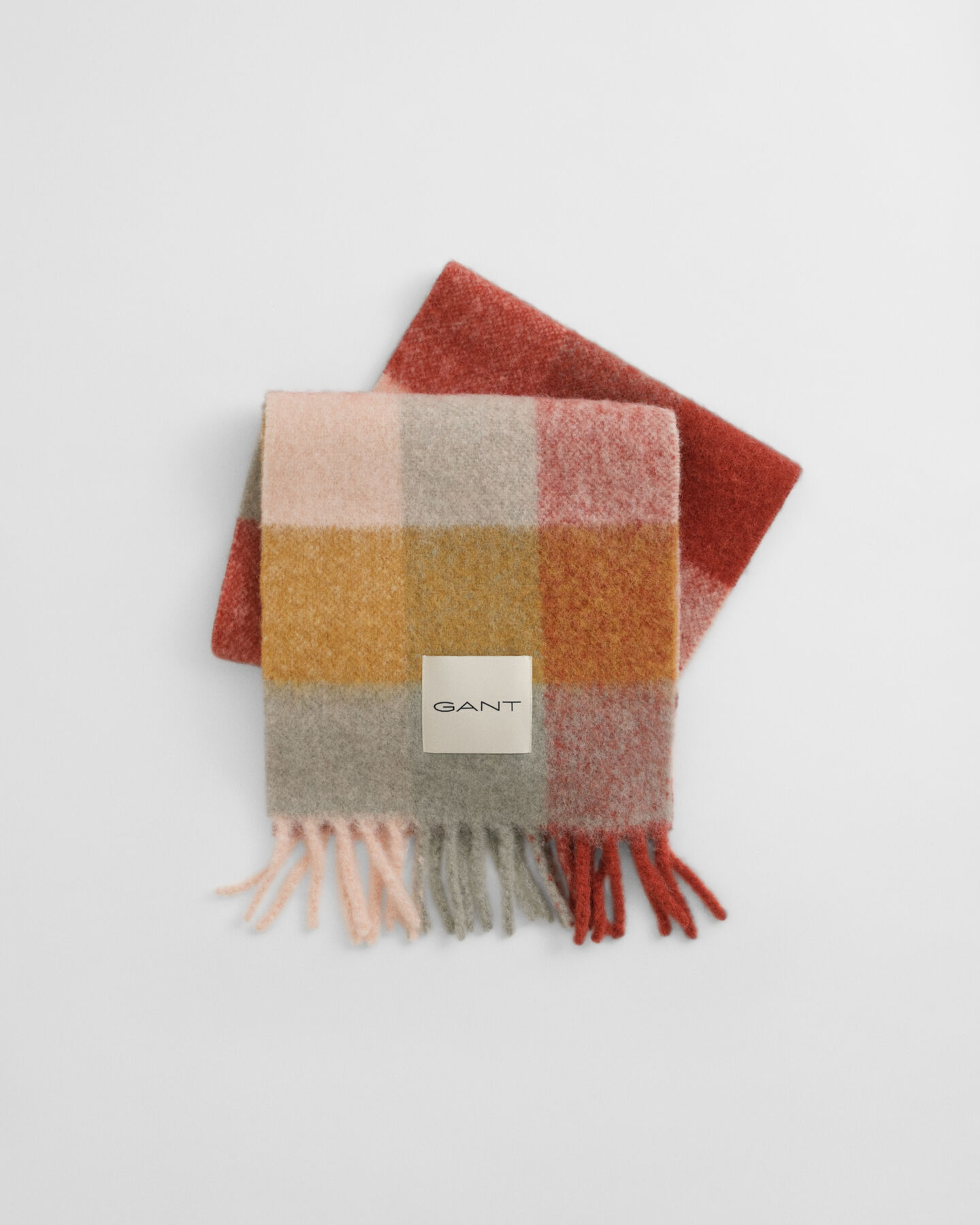 Ternet halstørklæde i alpakauldblanding