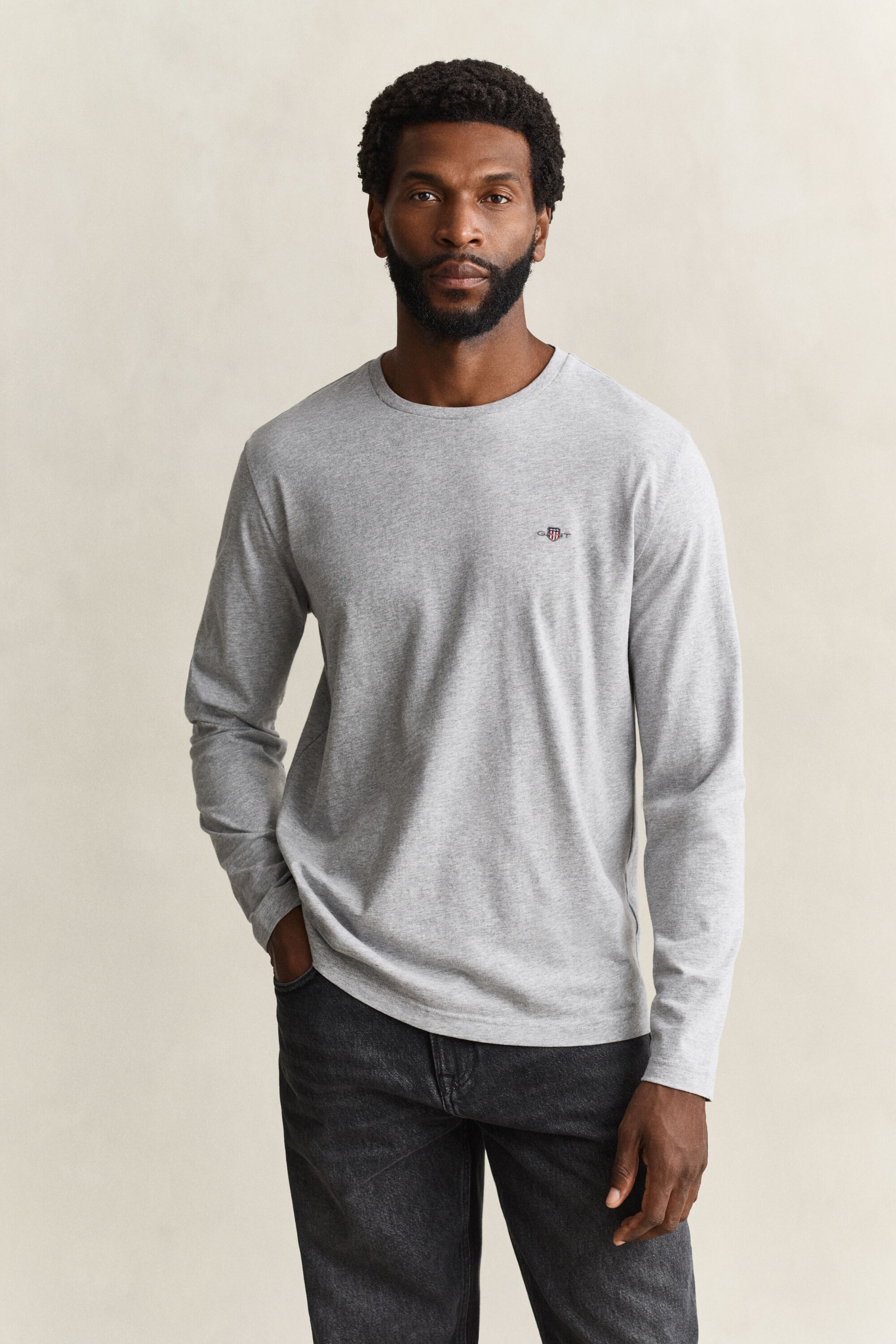 Shield T-shirt med lange ærmer