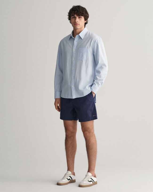 Bomuldsshorts med l&oslash;besnor