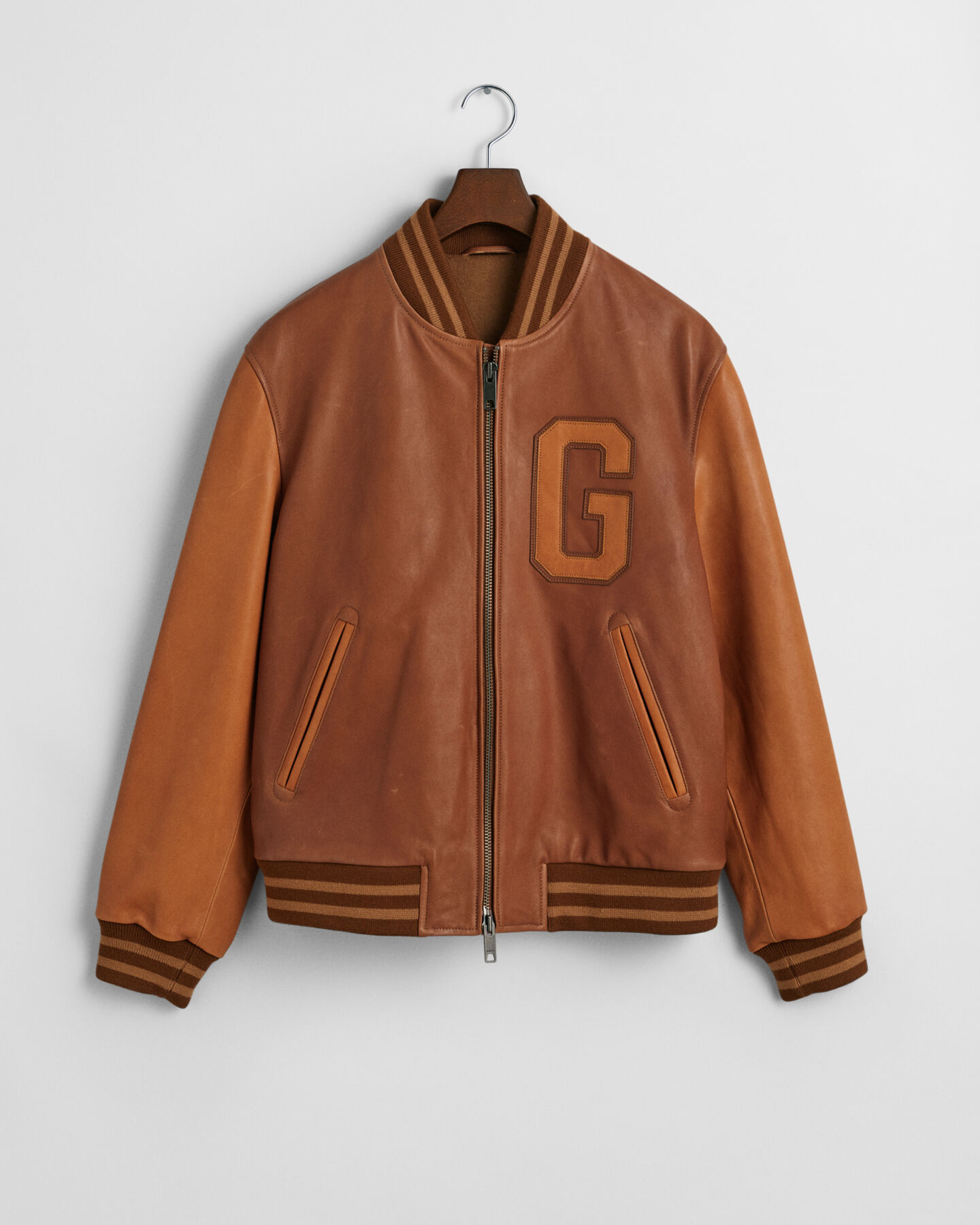 GANT Varsity Jacket af læder
