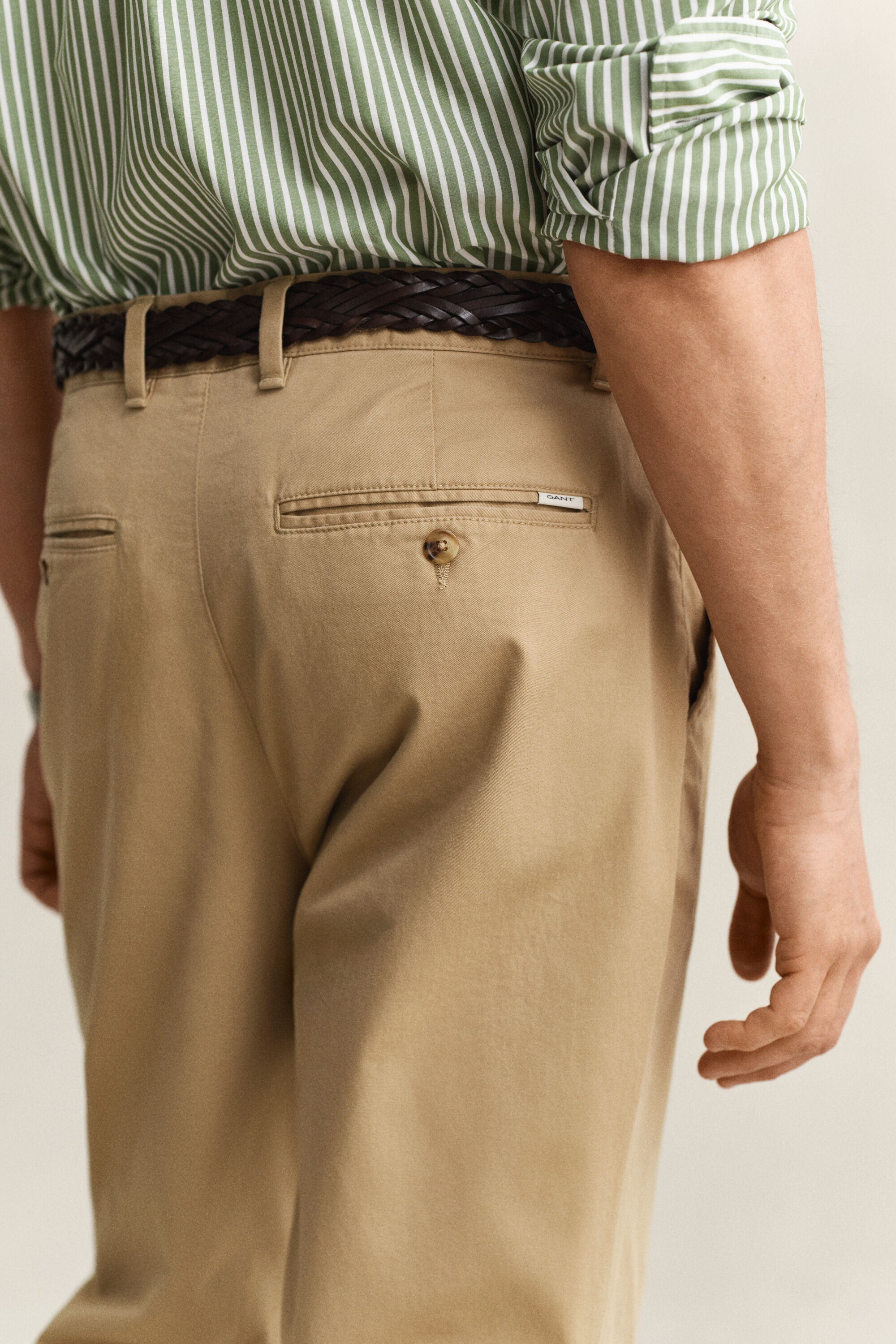 Regular fit klassiske chinobukser