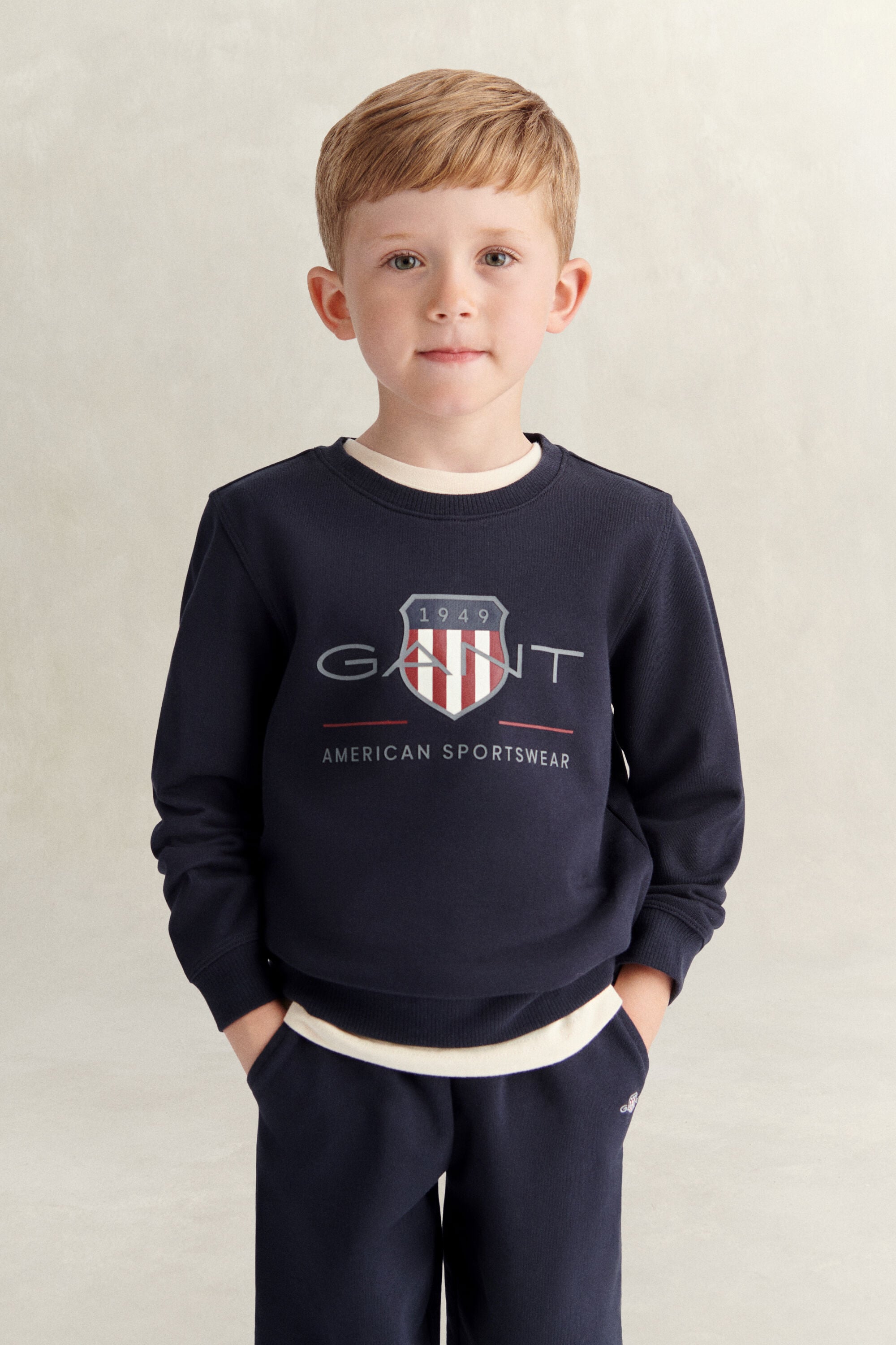 Boys Archive Shield sæt med sweatshirt og joggingbukser