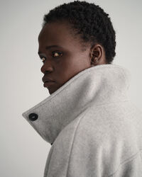 Kort jakke af uldblanding