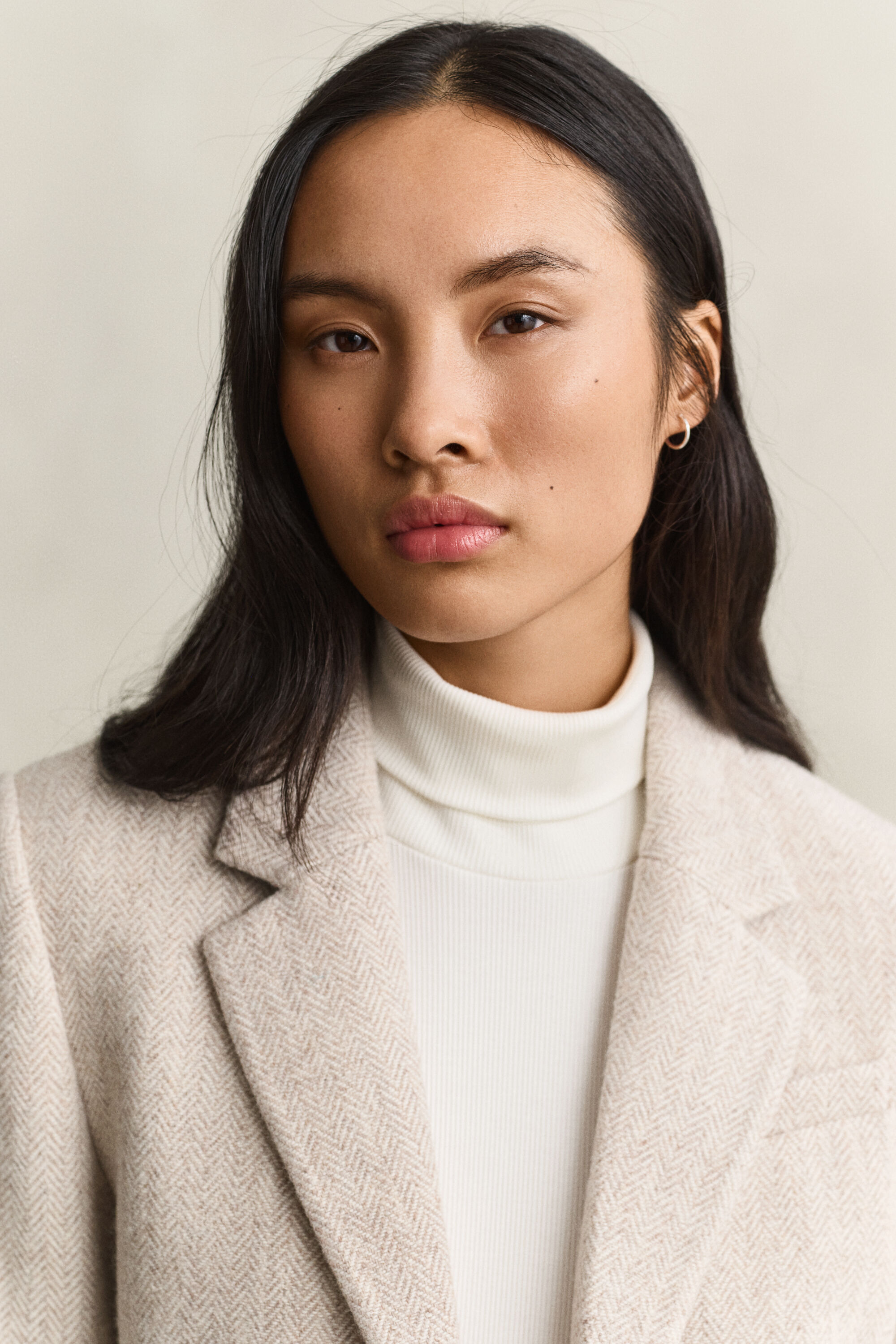 Sildebensmønstret blazer