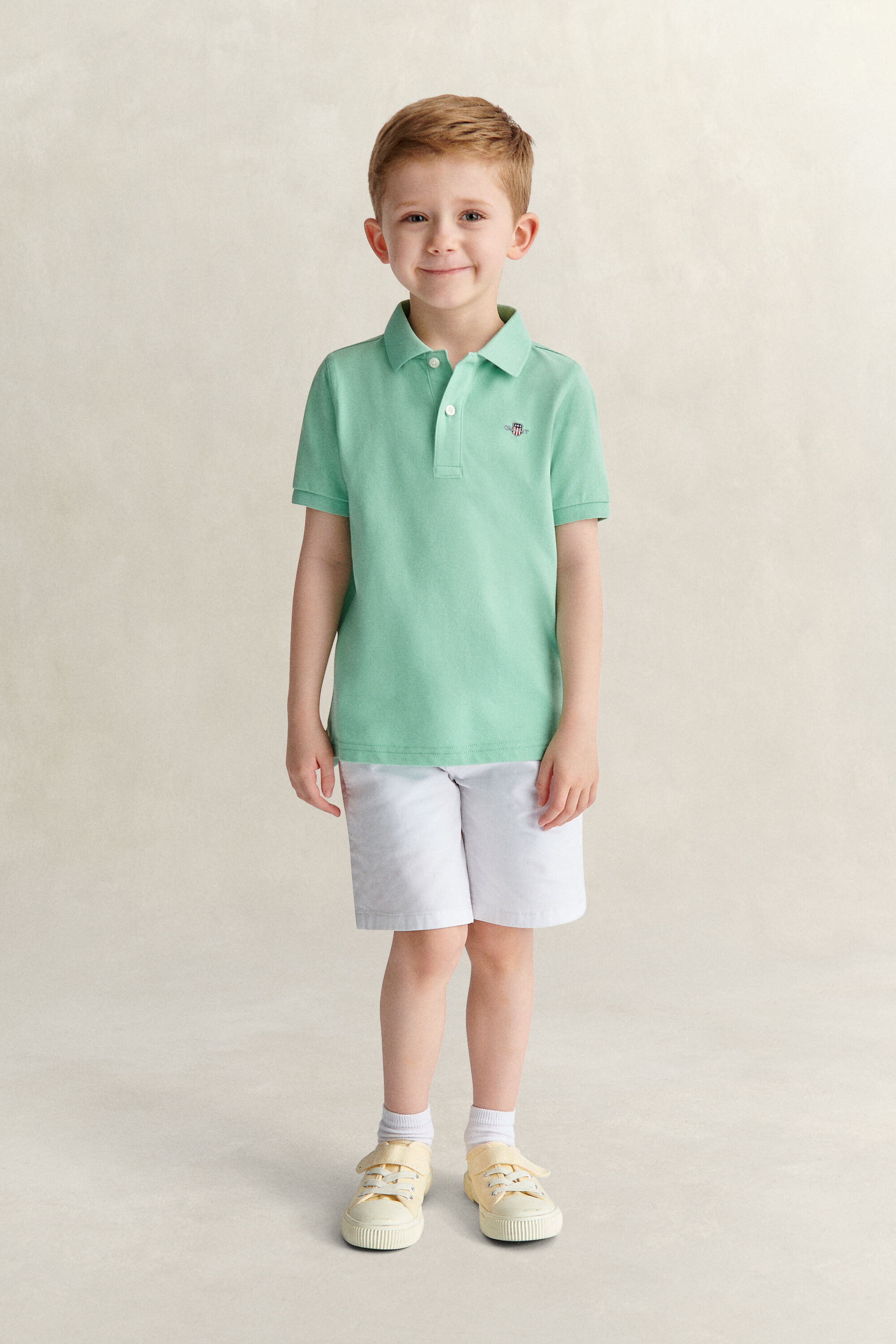 Kids Shield piqué poloskjorte