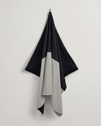 Strandhåndklæde med kraftig stribe