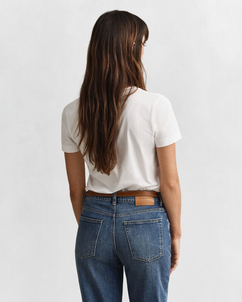 Shield T-shirt med V-hals