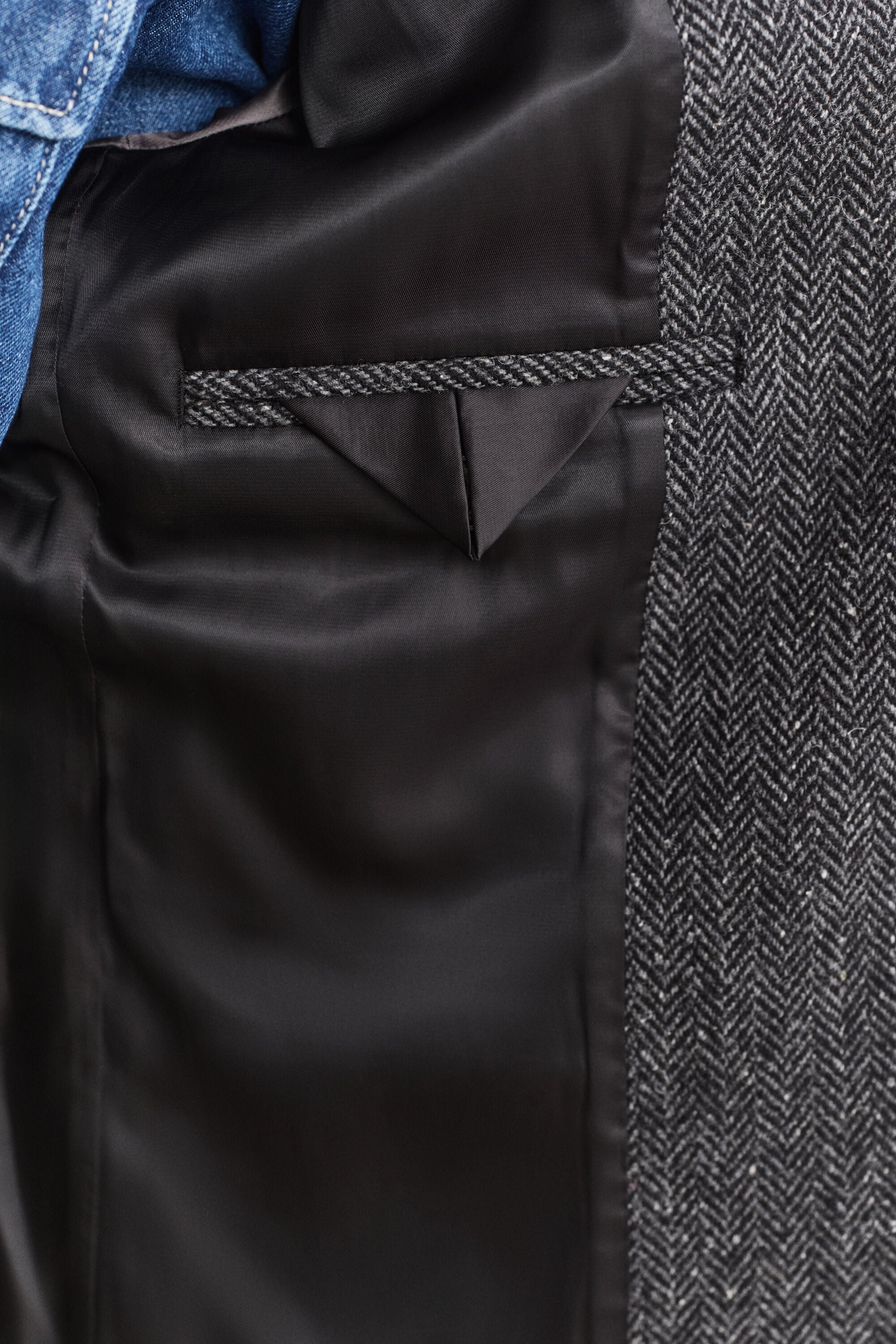 Sildebensmønstret blazer