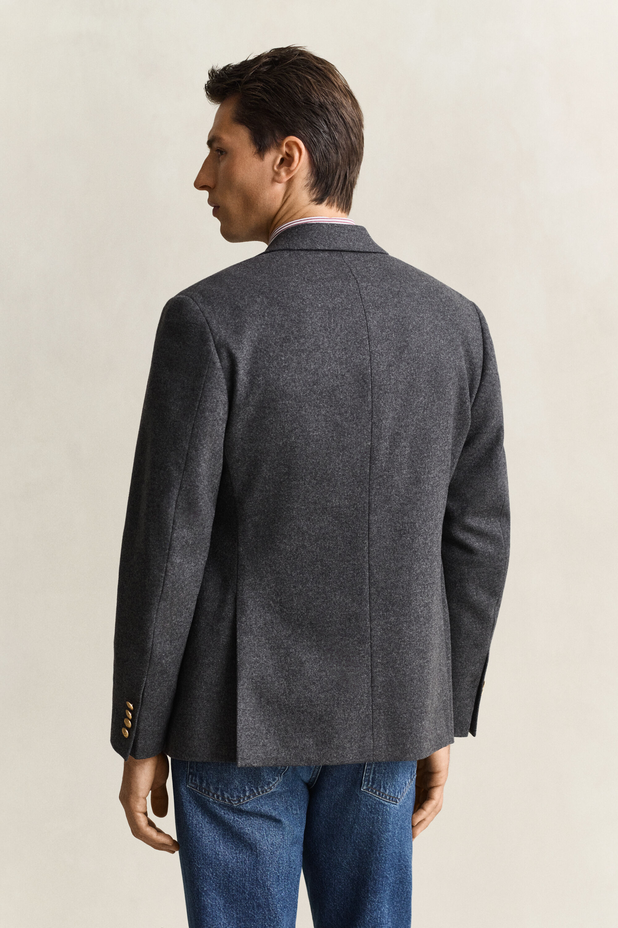 Classic Club Blazer i flanneluld