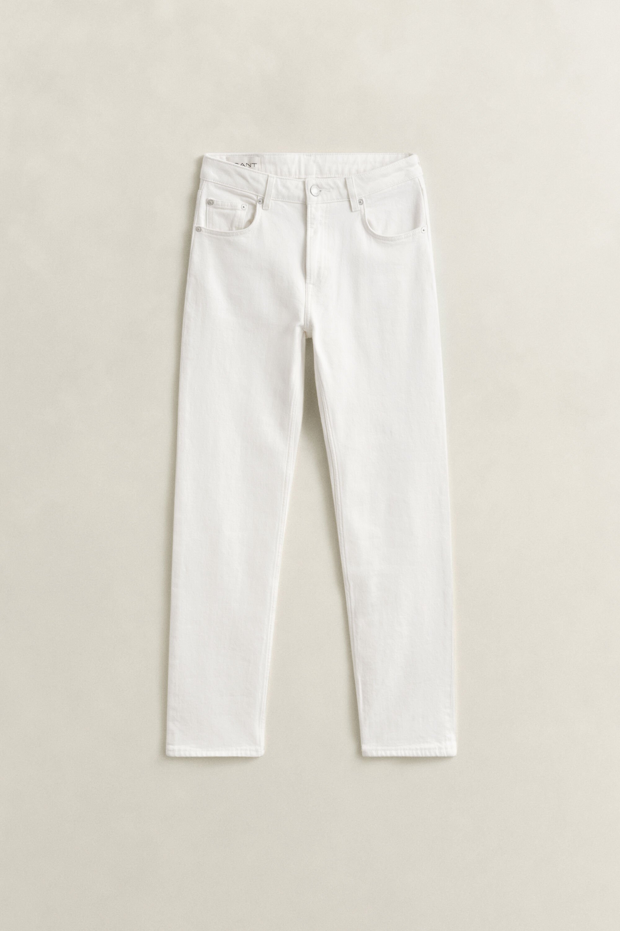 Jeans med lige ben og stræk