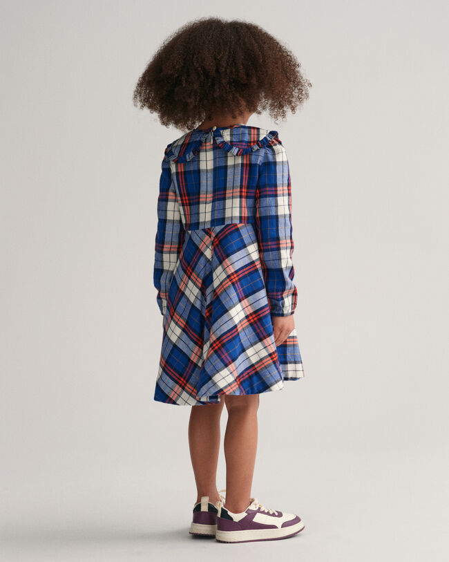 Girls ternet flannelkjole