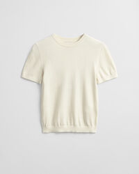 Let kortærmet sweater med crewneck