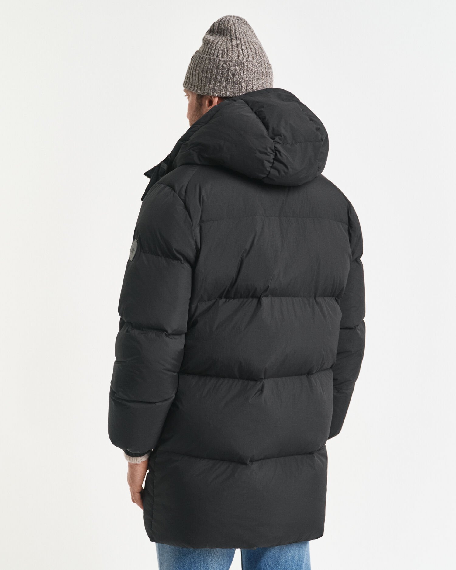 Pufferparka med dun