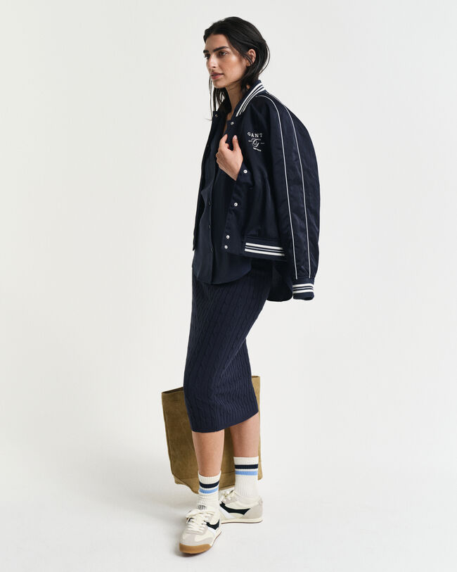 Relaxed fit skjorte med lommer