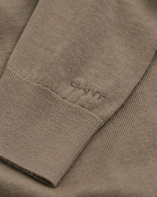 Rullekrave sweater af ekstra fin merinould