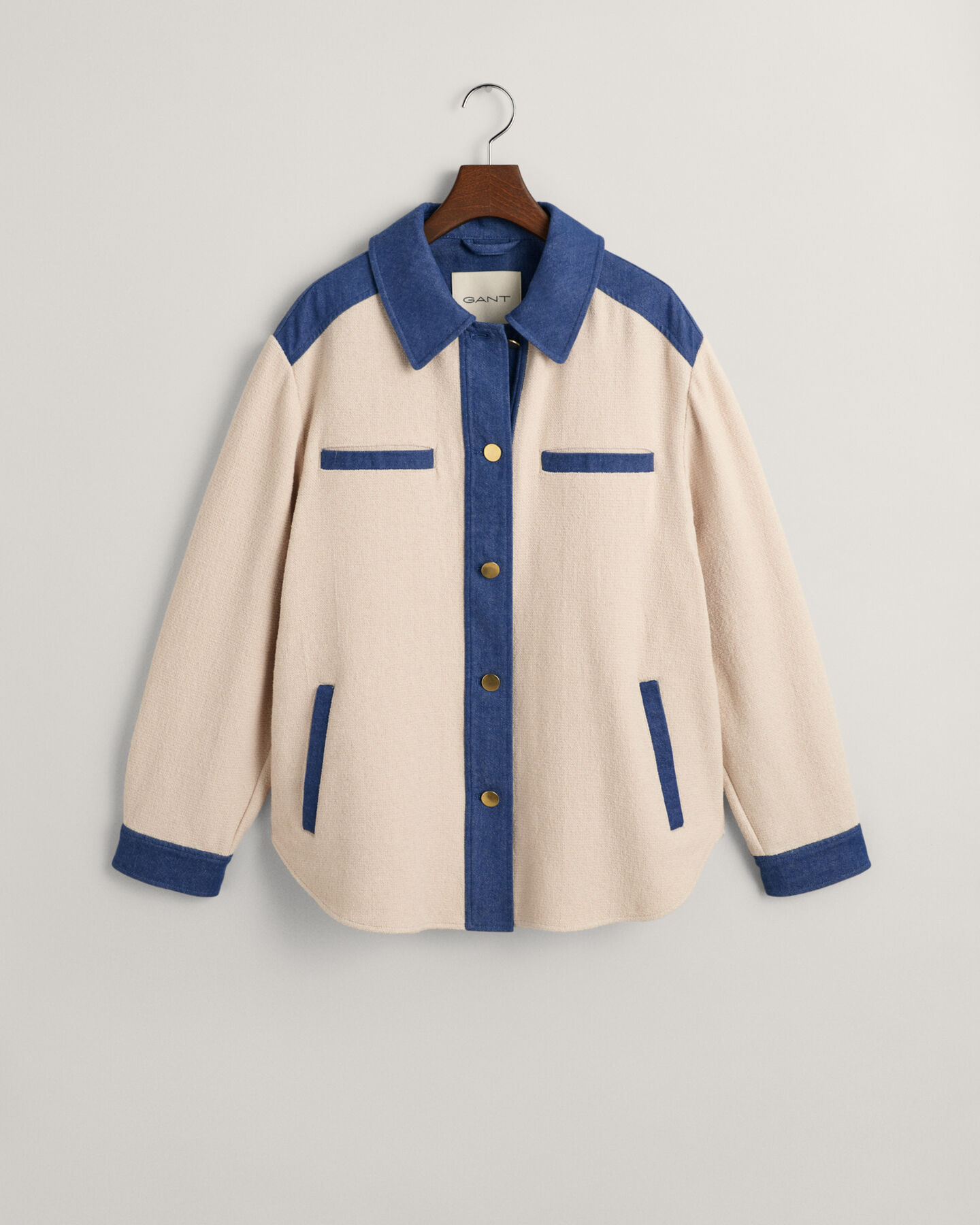 Tekstureret overskjorte