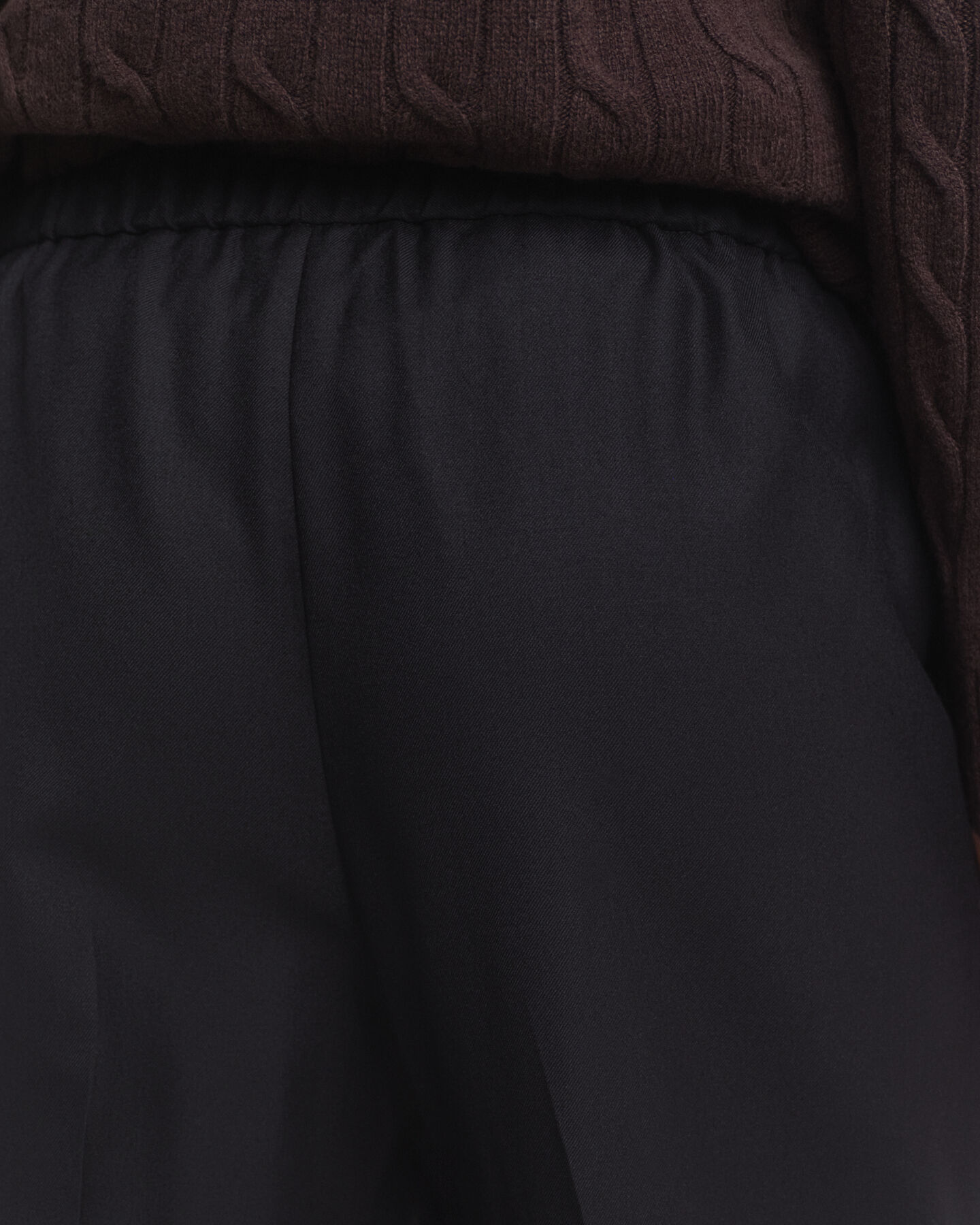 Pull-on-bukser i uldblanding