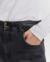 Let top i bomuld med rullekrave