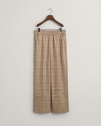 Relaxed fit pull-on bukser med tern